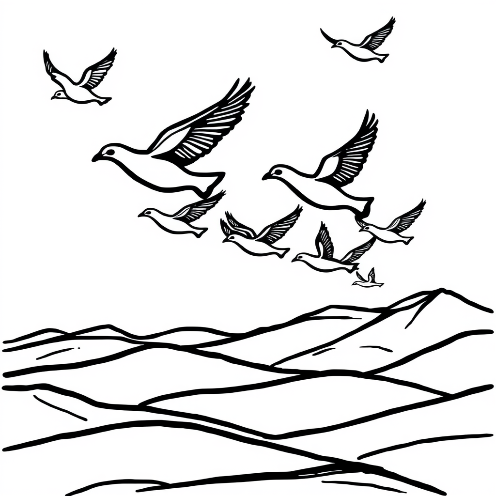 Vogels in de Vrije Natuur