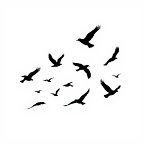 Vogels in Vrije Vlucht