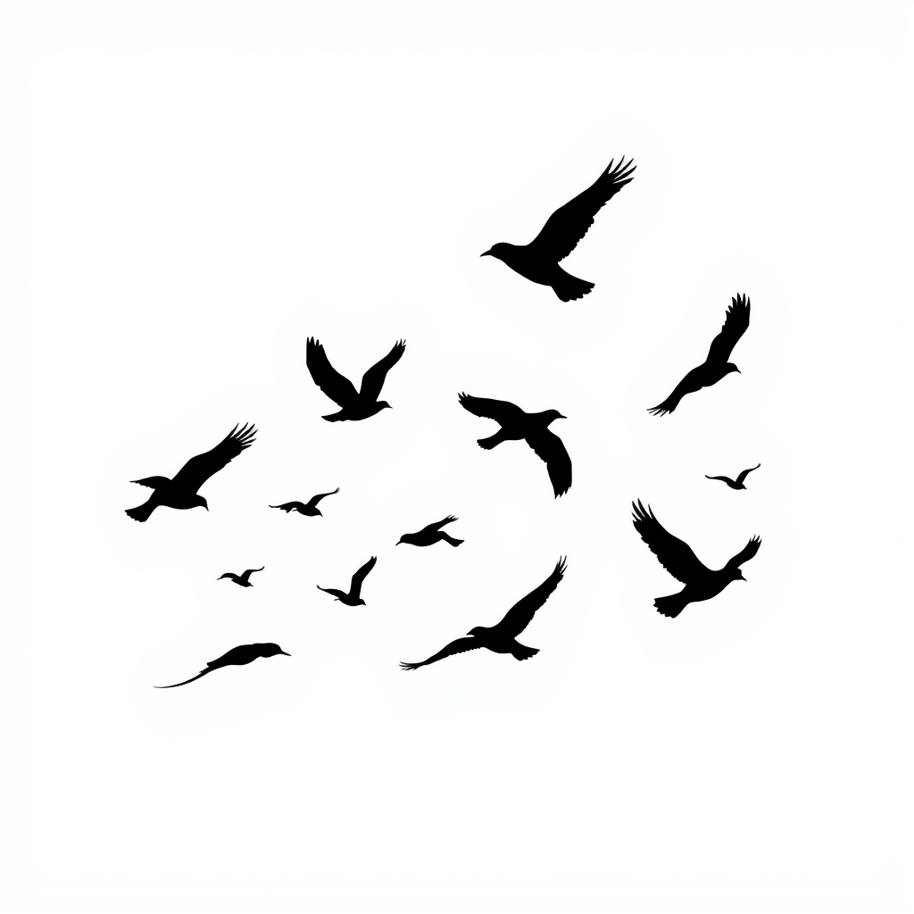 Vogels in Vrije Vlucht