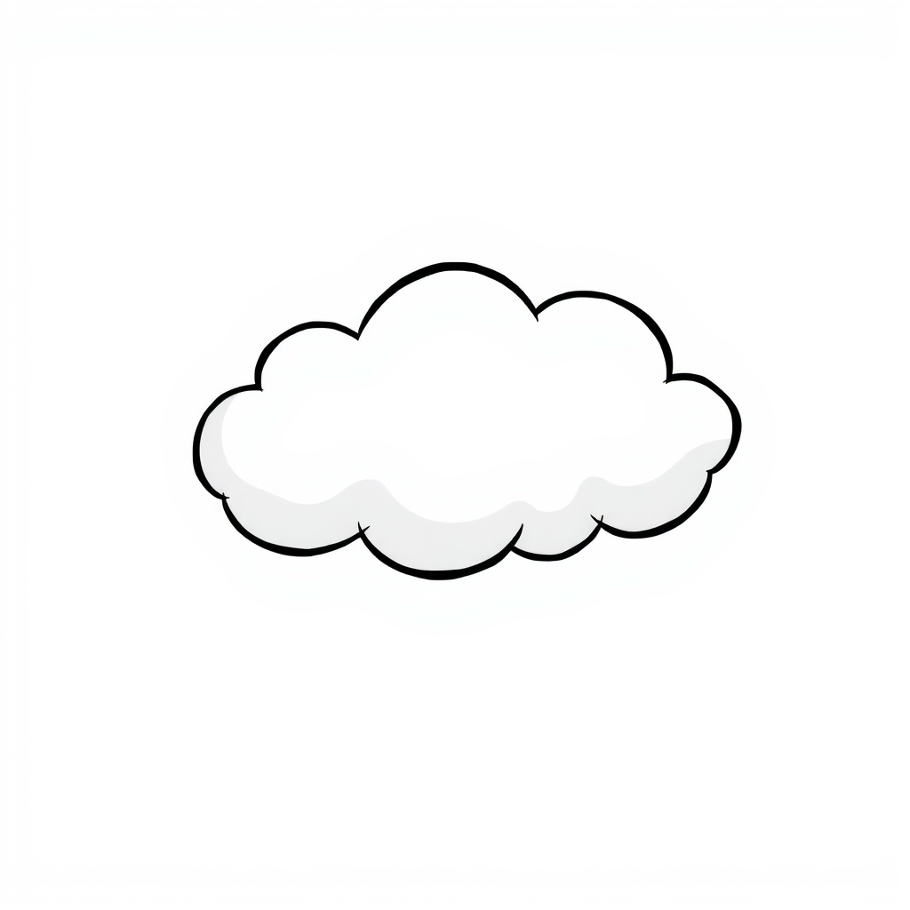 Zwarte Wolken op een Blauwe Hemel