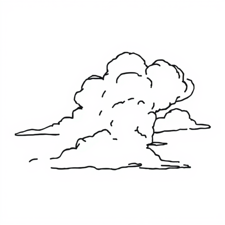 Zwarte wolken boven de zee