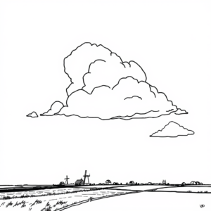 Wolkenlucht boven Holland