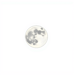 De Maan in een Zonnige Nacht