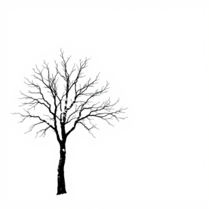 Wintersilhouet