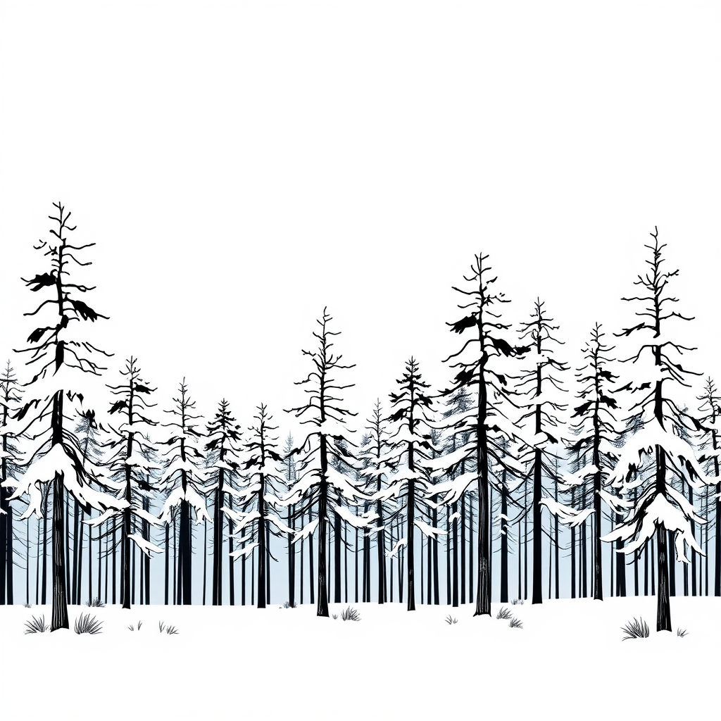 Winterlandschap: Sneeuwvlokken op de Veluwe