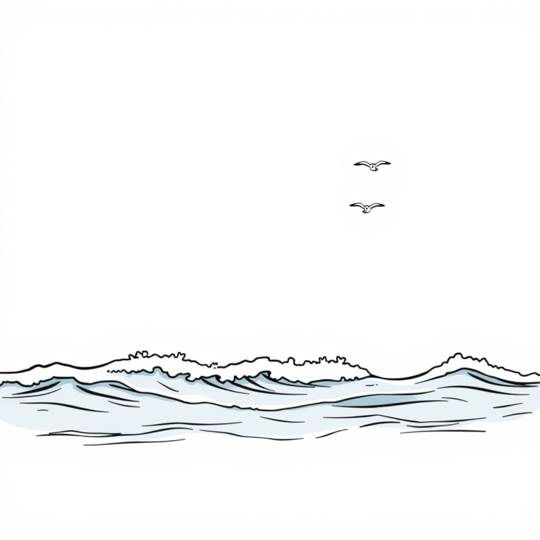 Waves de zee