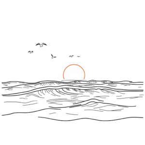 Waves van de Oceaan