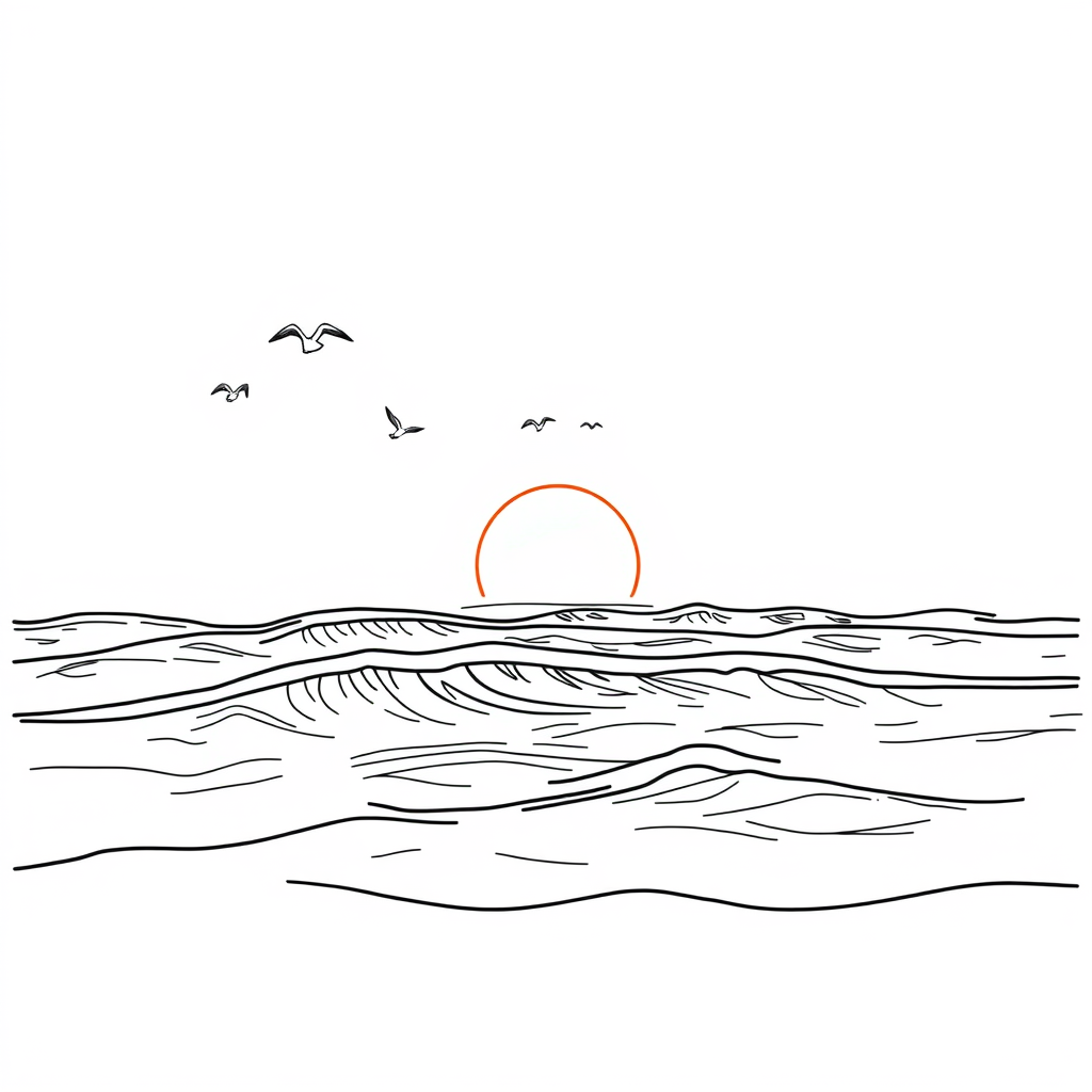 Waves van de Oceaan