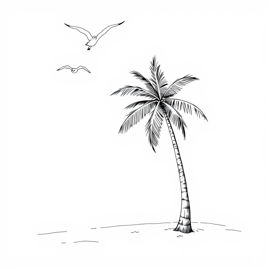 Zomerse Zon op het Strand