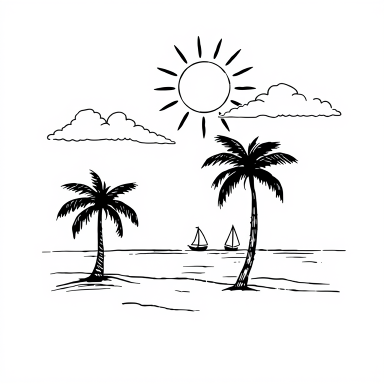 Zomerse zonnestraalen