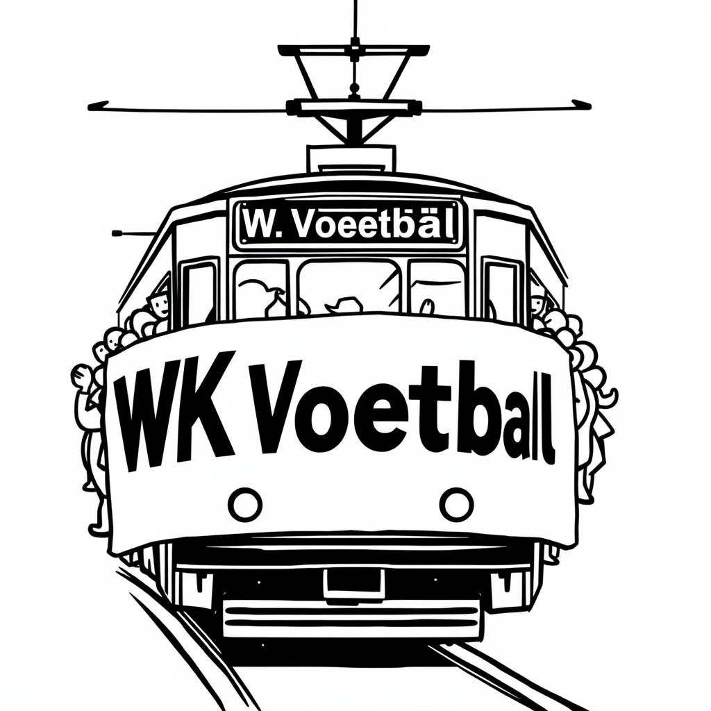 Sfeer op de wk-tramlijn