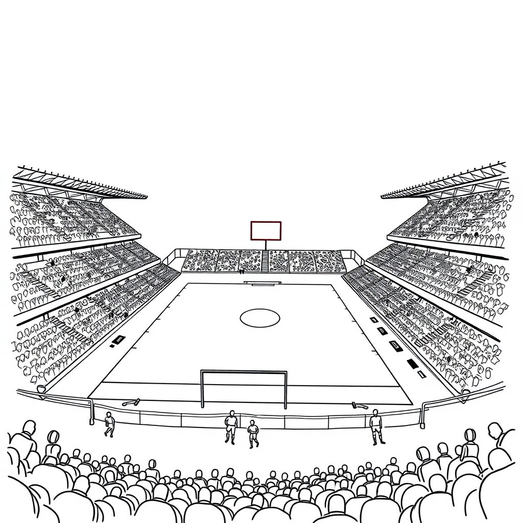 Eindstrijd in het stadion