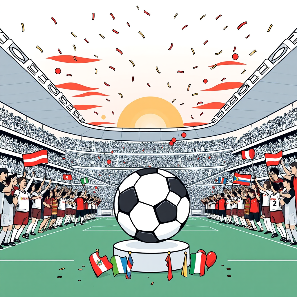 Het wk in kleuren: feest de voetbalfans