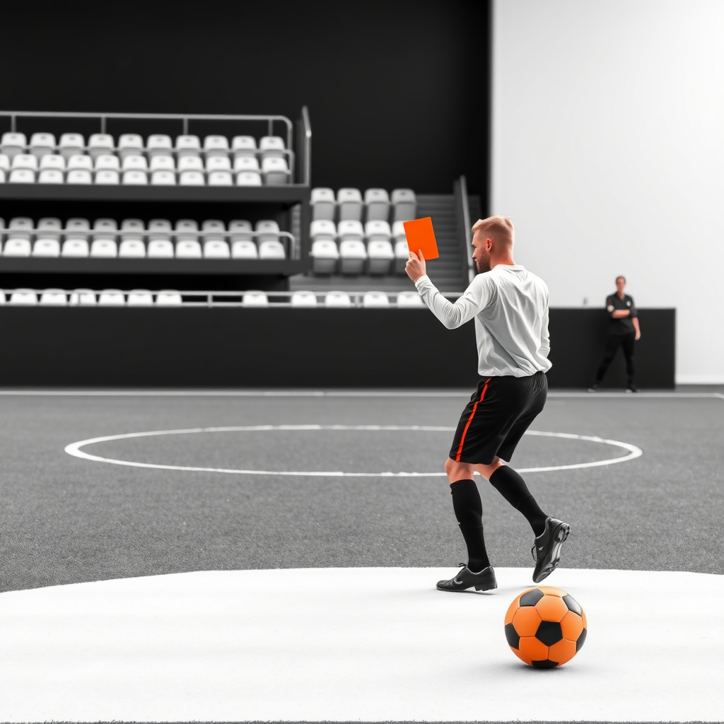 Voetbalvuren in het oranje