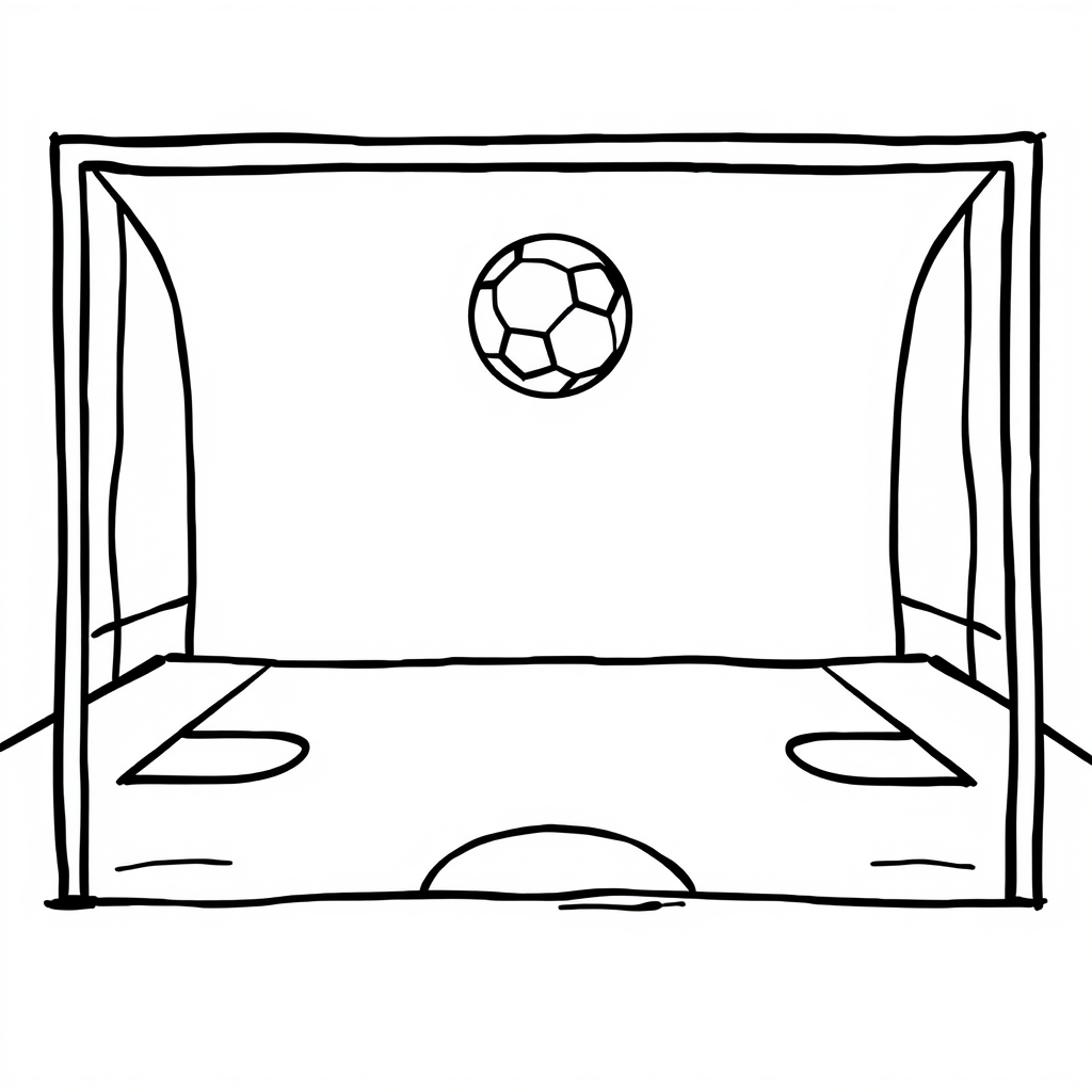 Voetbalvriendjes Kleurplaat