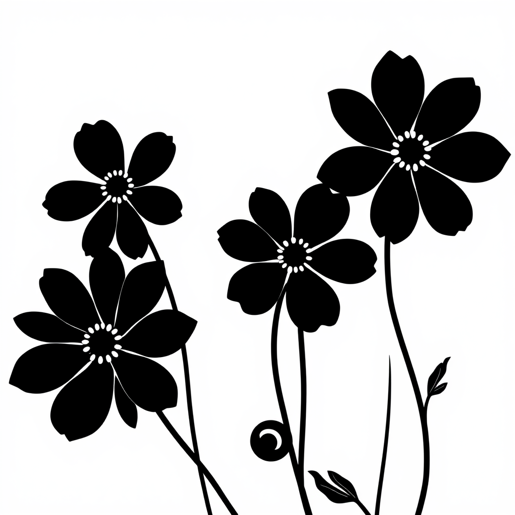 Bijen en Bloemen Kleurplaat
