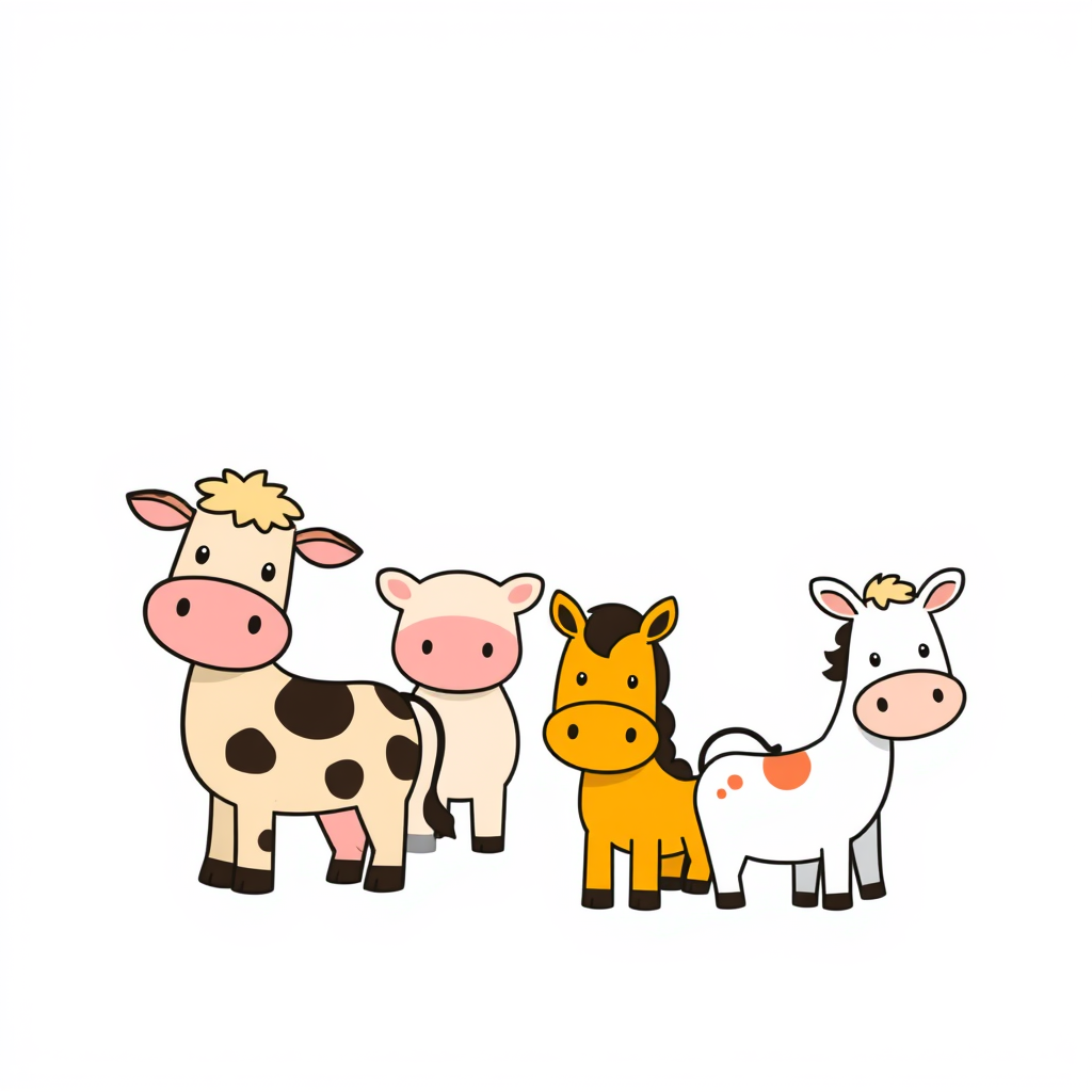 Boerderijdieren Kleurplaat