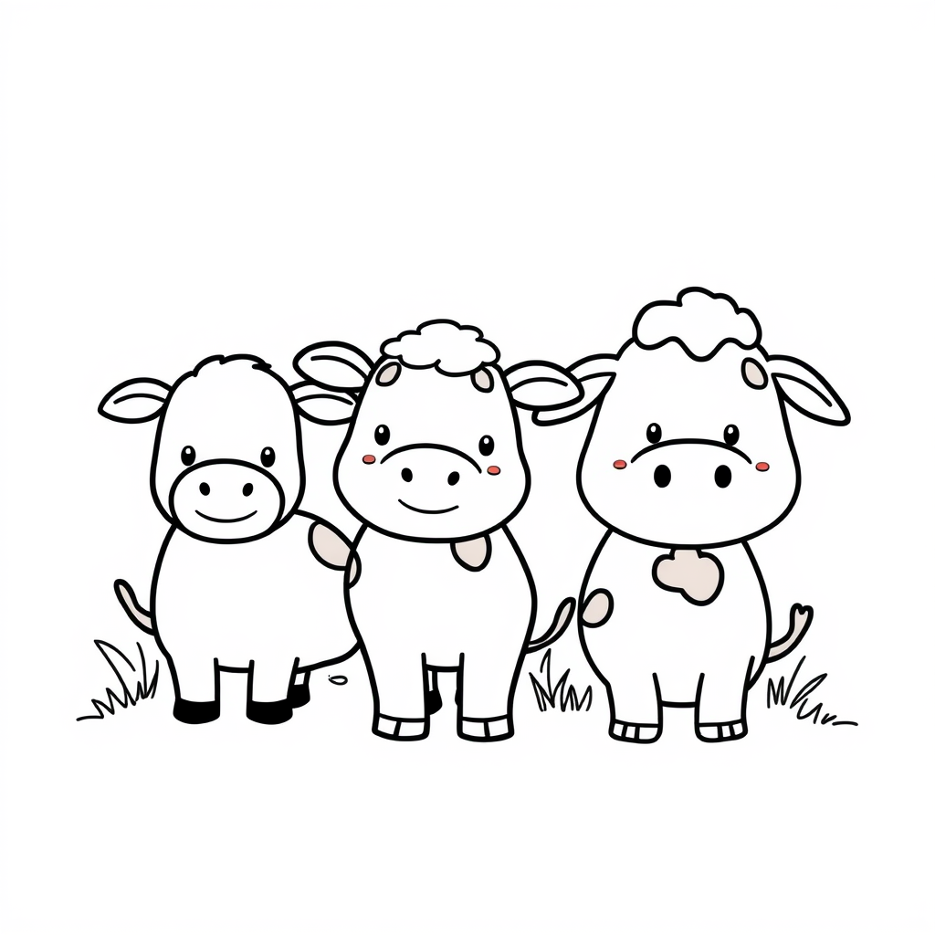 Boerderijdieren Kleurplaat
