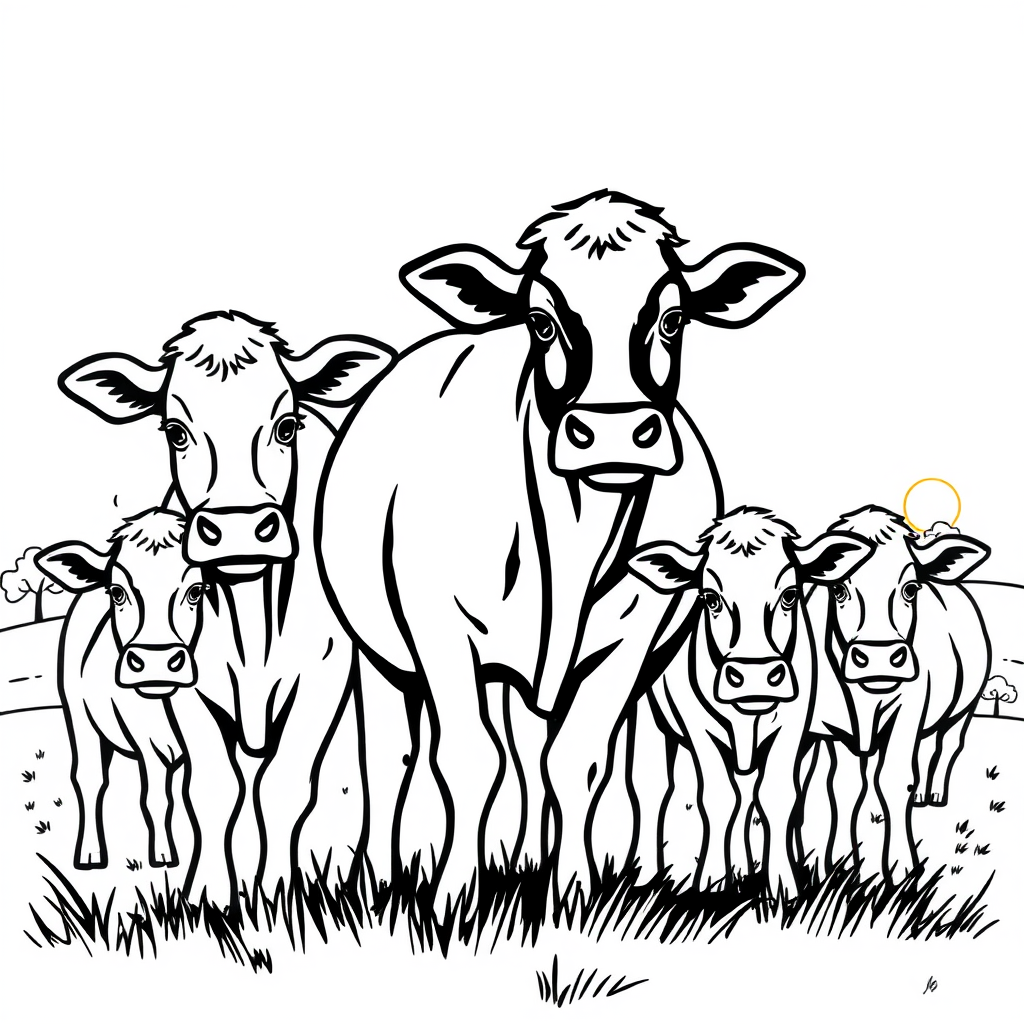 Koeien op de boerderij