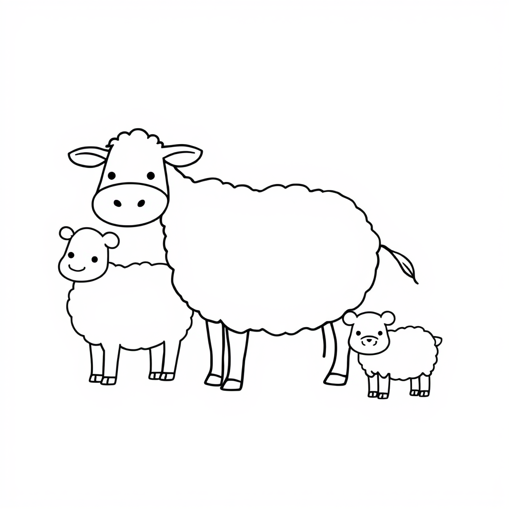 Boerderijdieren Kleurplaat