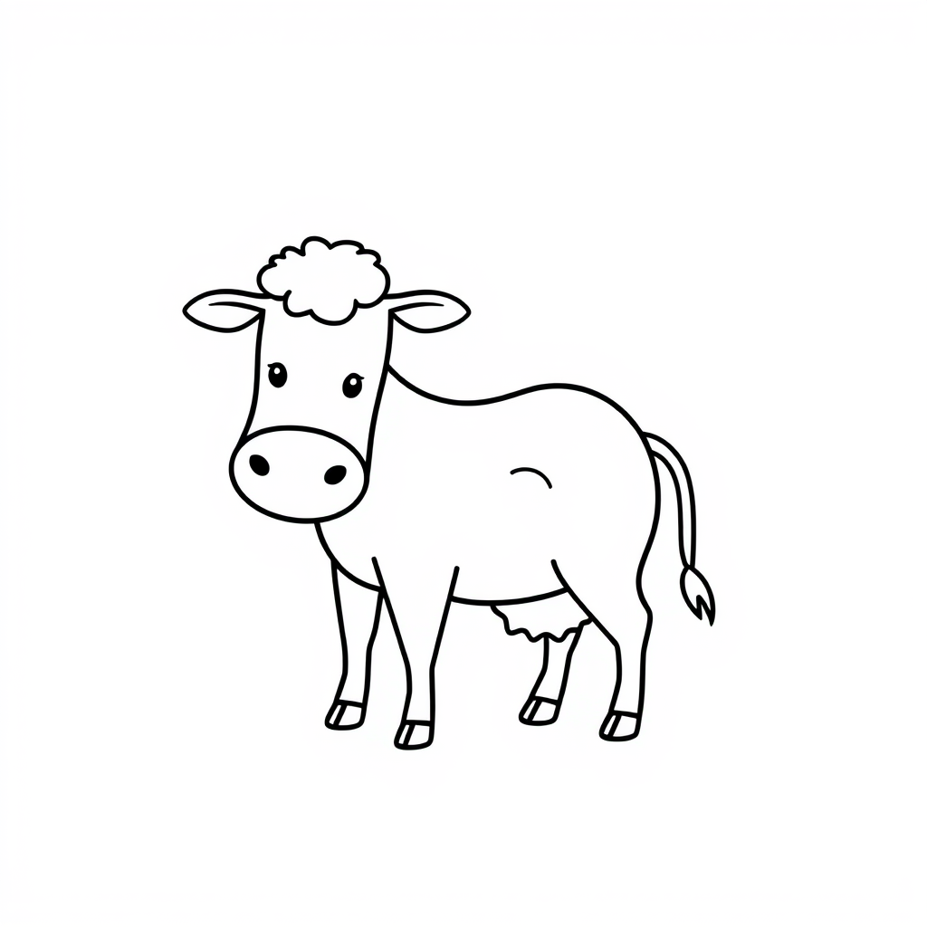 Boerderijdieren Kleurplaat