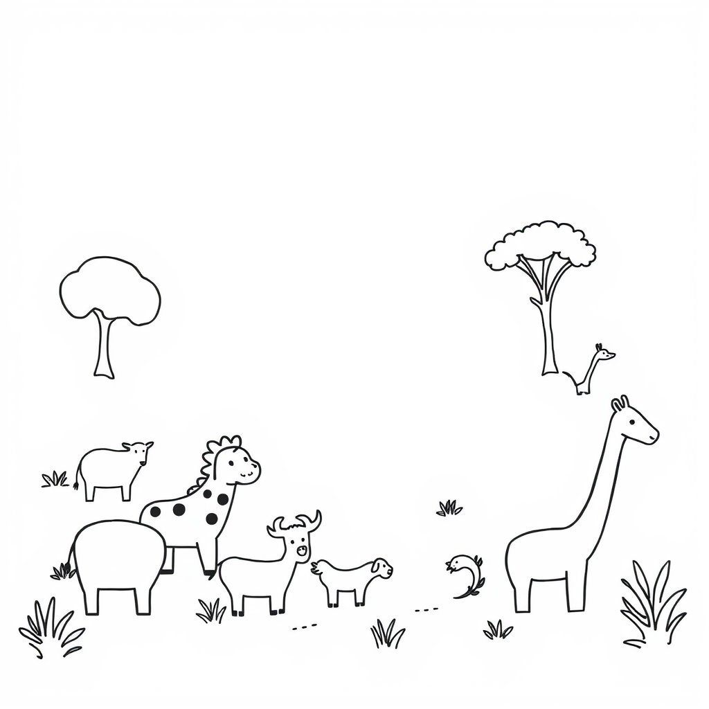 Dierenpaleis Kleurplaat