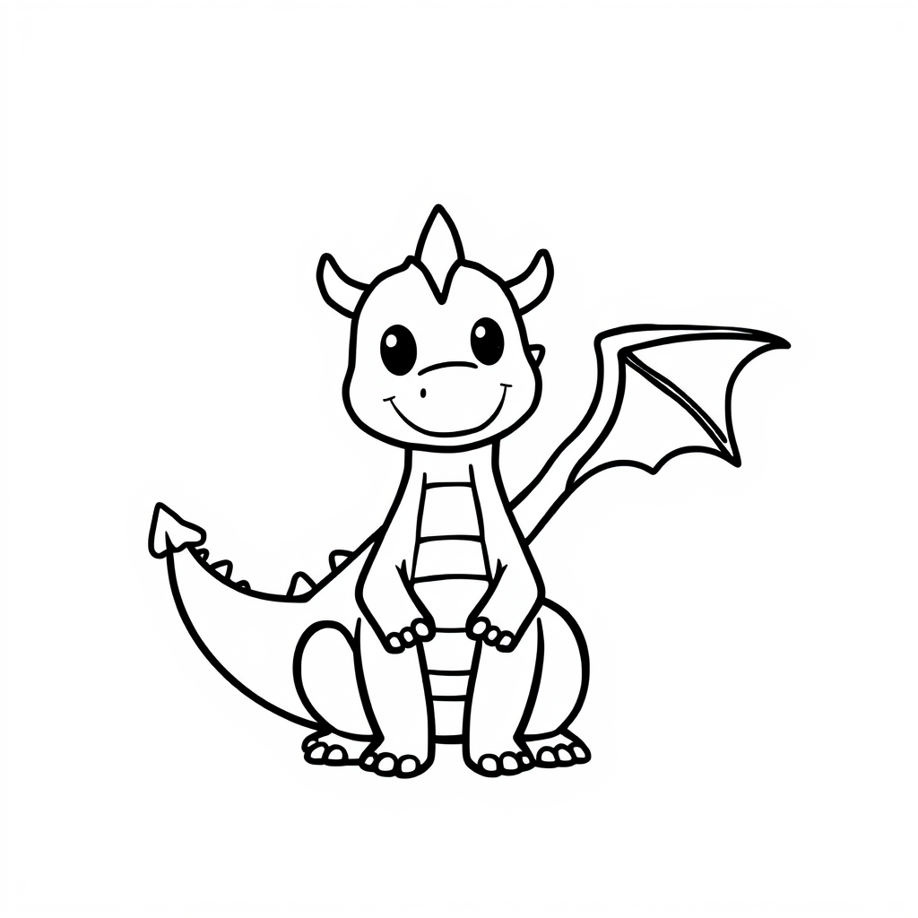 Draken Kleurplaat