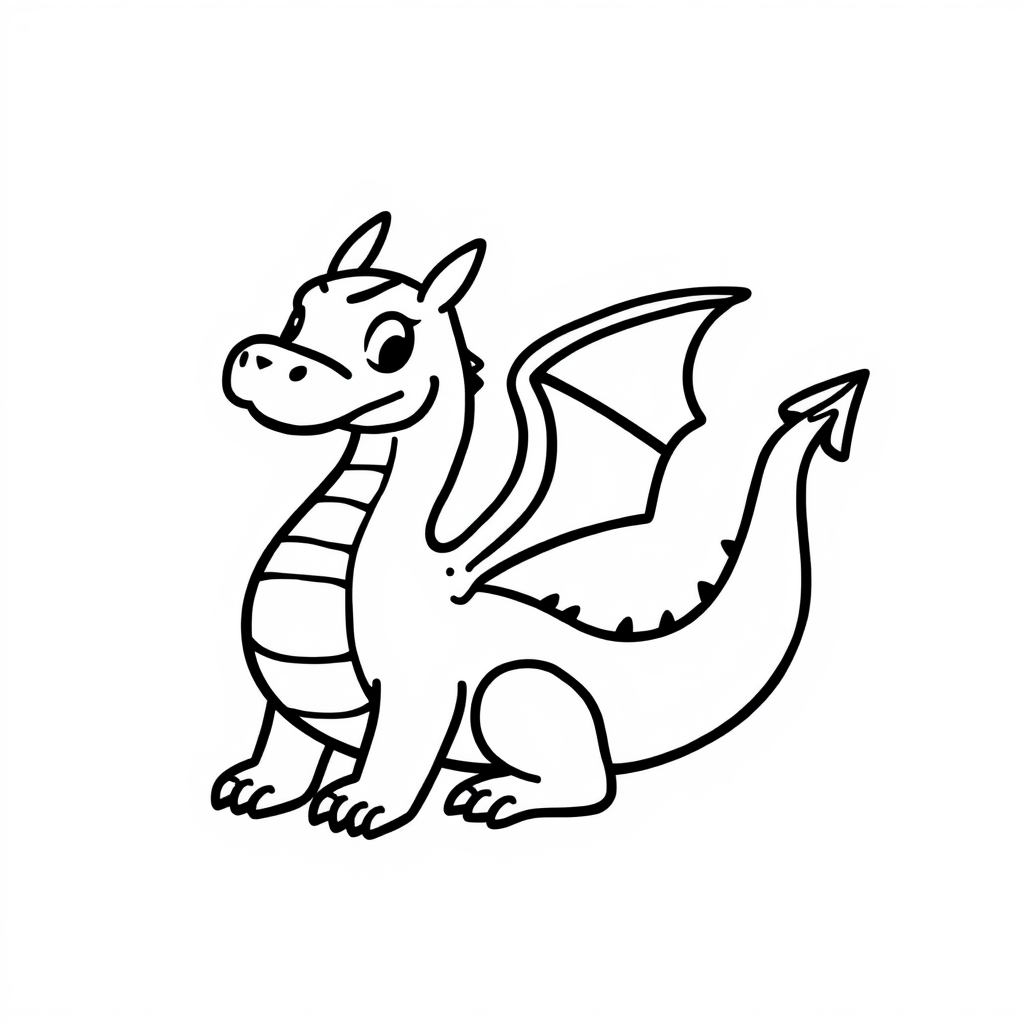 Draken Kleurplaat