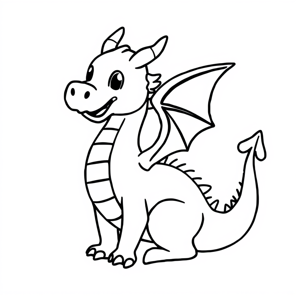 Drakendag Kleurplaat
