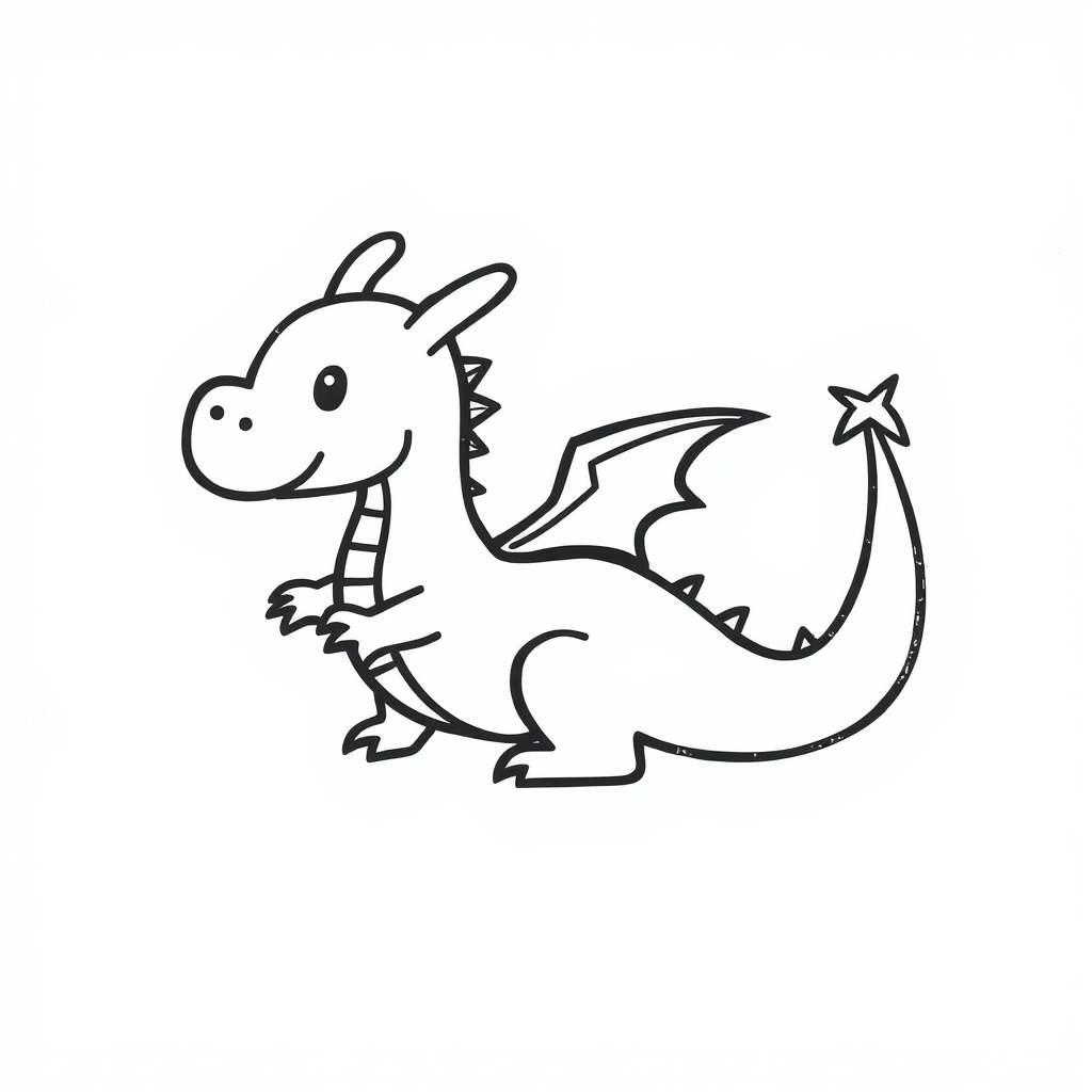 Draken Kleurplaat