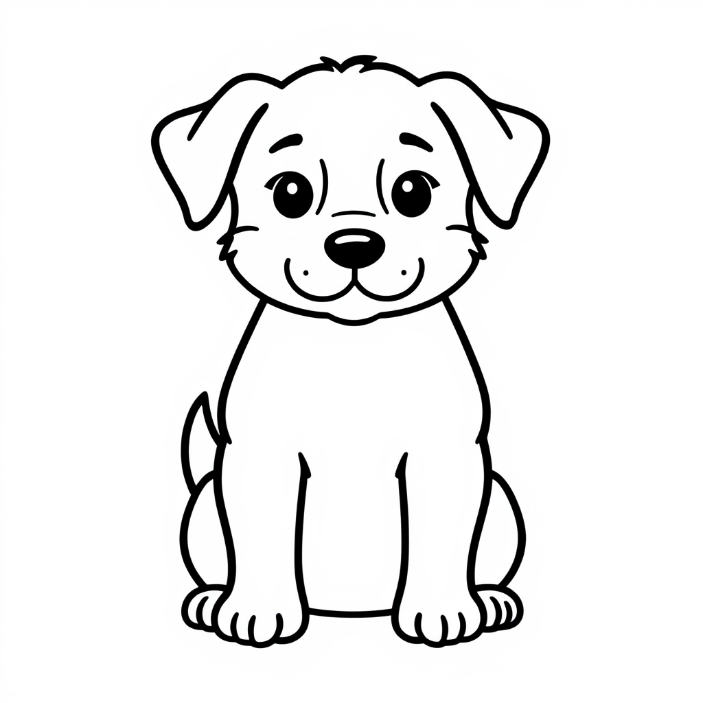 Honden Kleurplaat