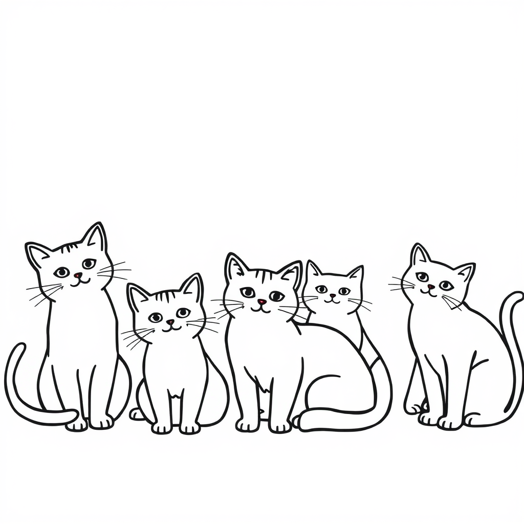 Mijn Katten Kleurplaat