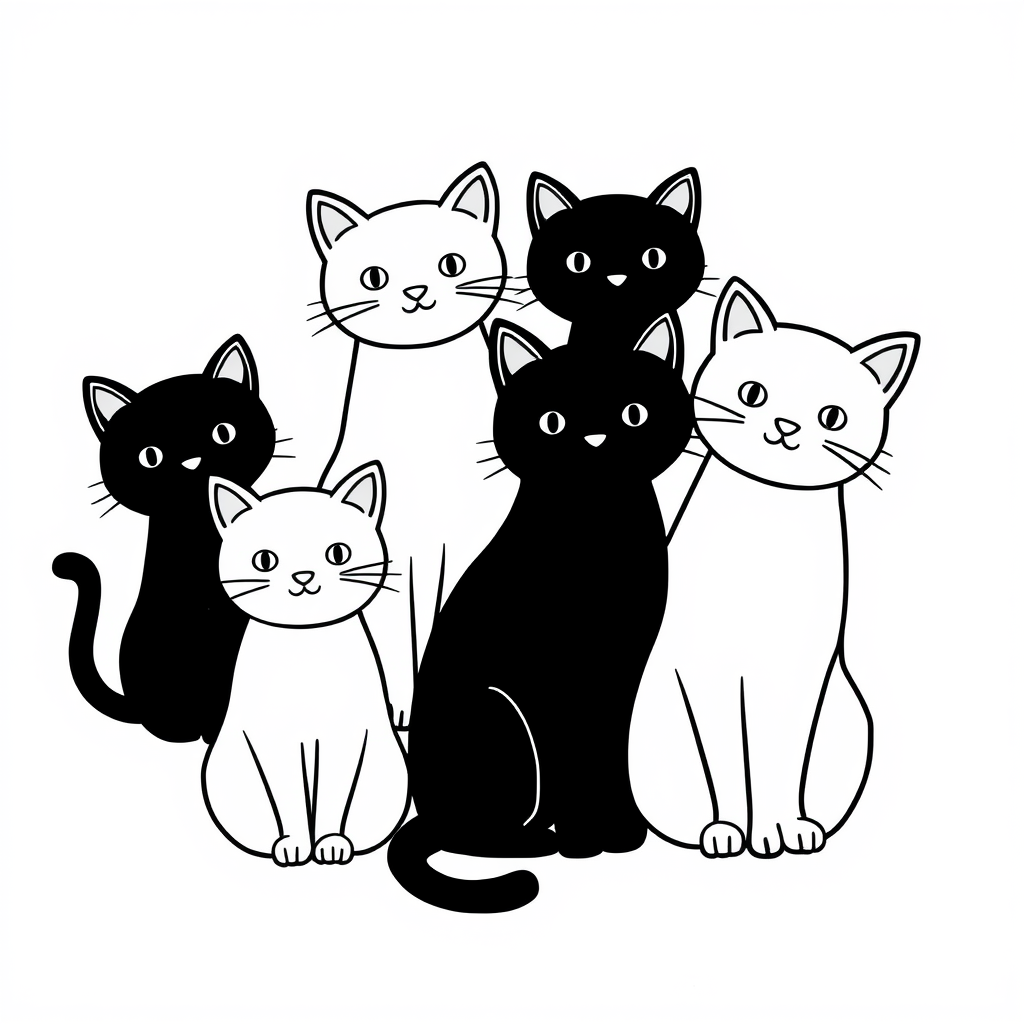 Mijn Katten Kleurplaat