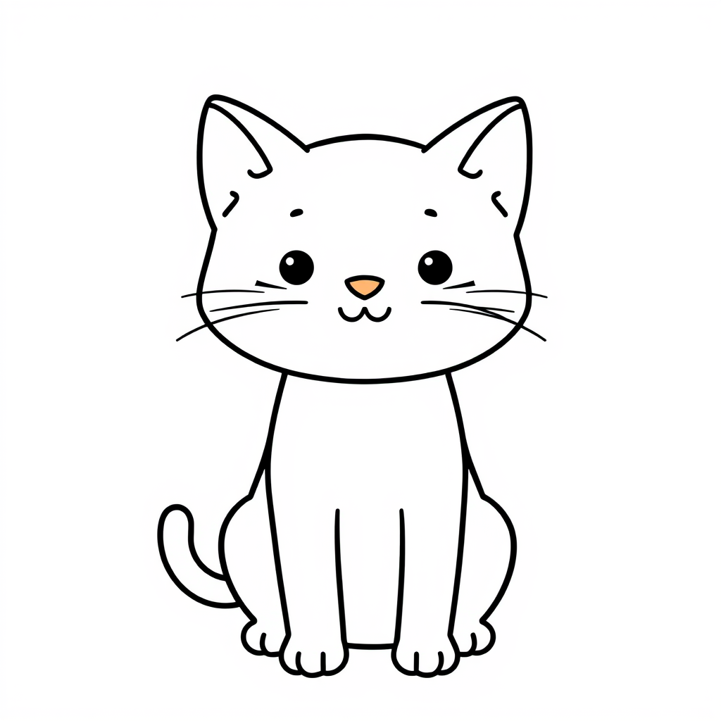 Mijn Katten Kleurplaat