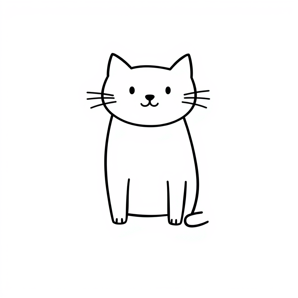 Katten Kleurplaat