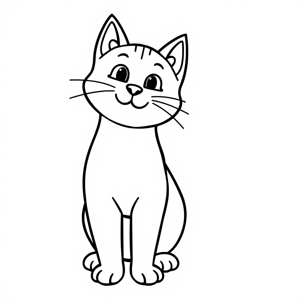 Katten Kleurplaat