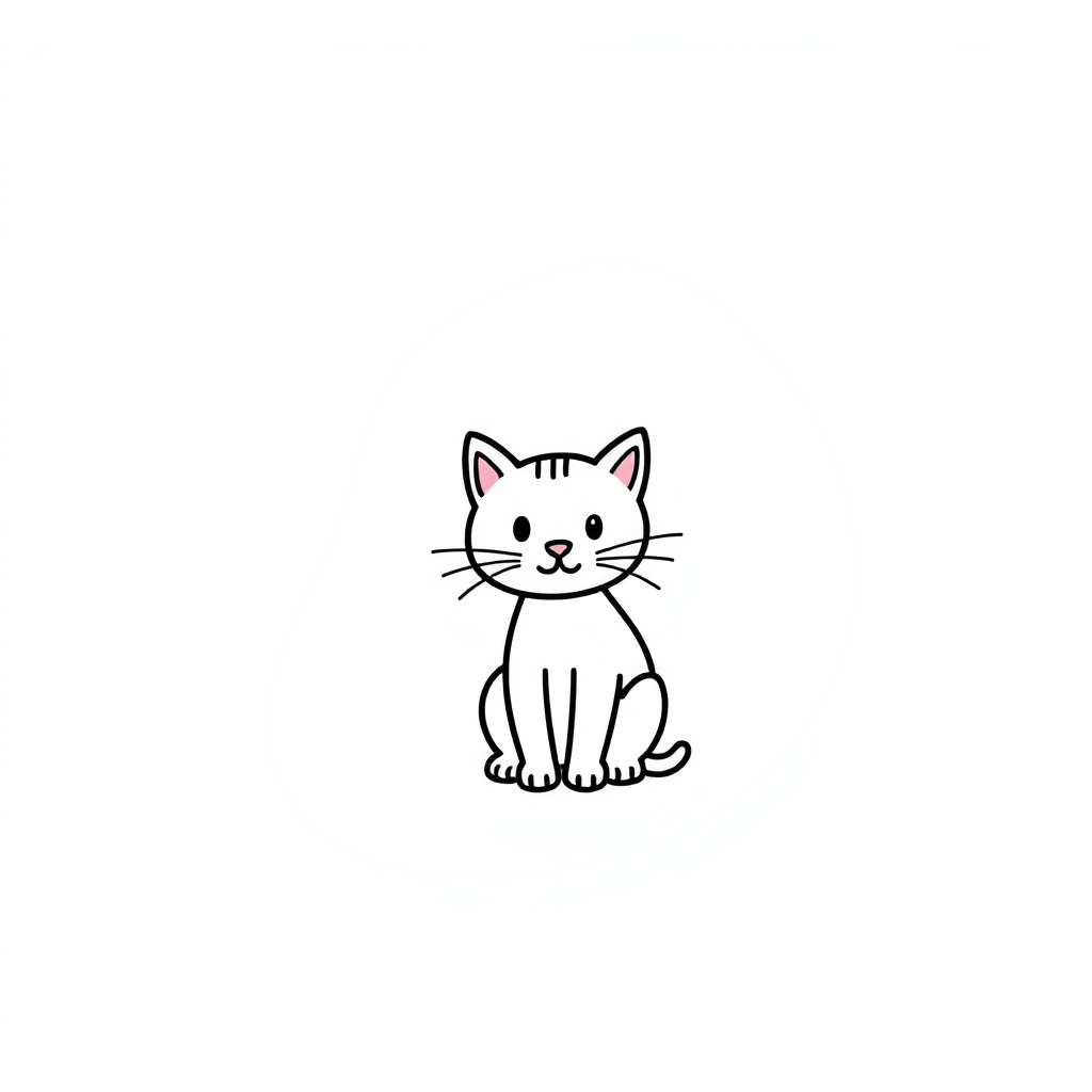 Kattenkleurplaat