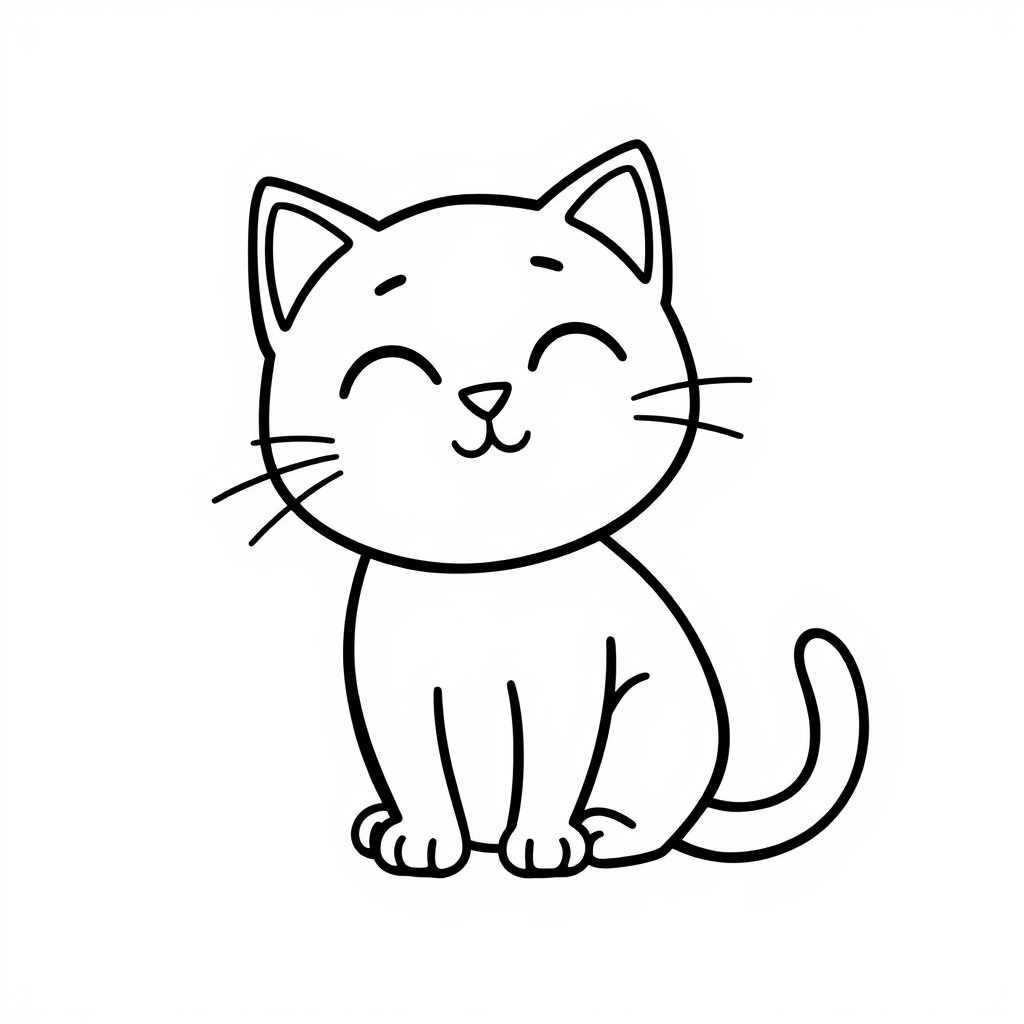 Kattenkleurplaat