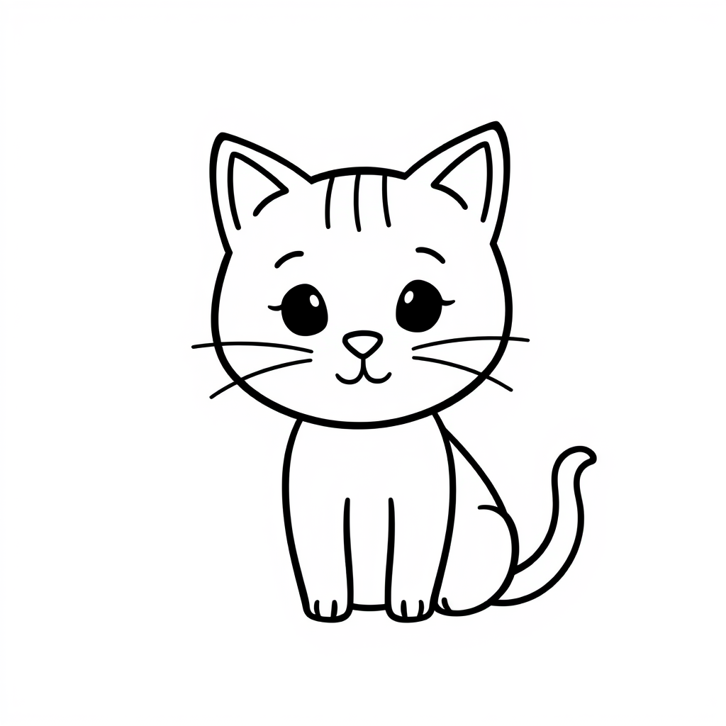 Katten Kleurplaat
