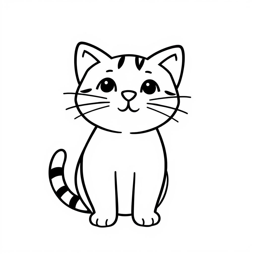 Katten Kleurplaat