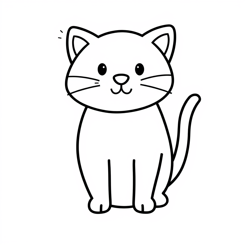 Kattenkamer Kleurplaat
