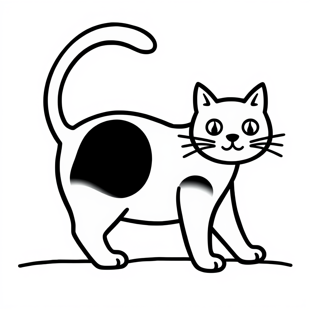 Katten Kleurplaat