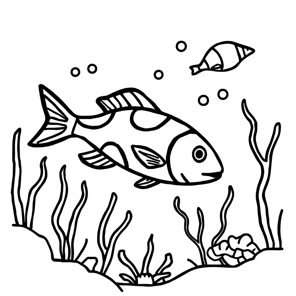 Dieren van de Oceaan Kleurplaat