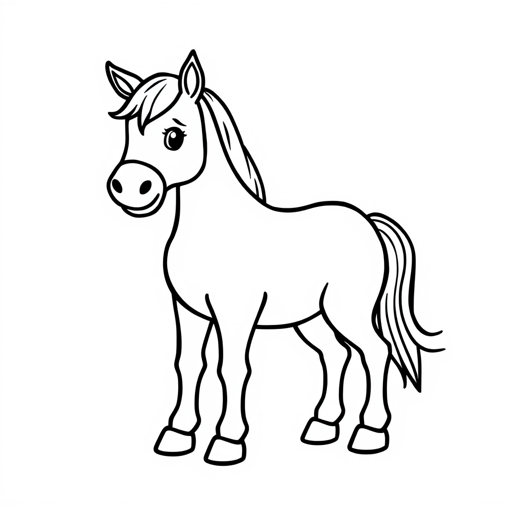Paardenkleurplaat