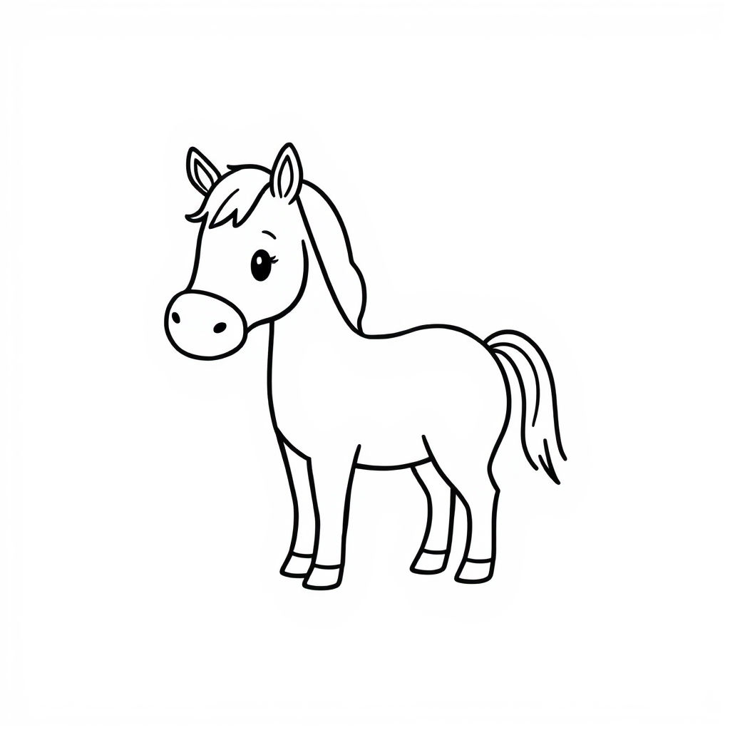 Paardenkleurplaat