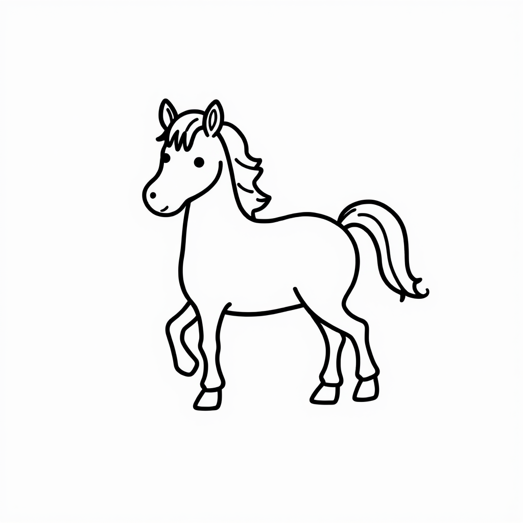 Paardenkleurplaat