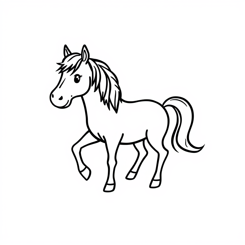 Paardenliefhebbers Kleurplaat