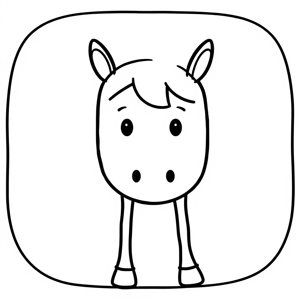 Paardenkleurplaat