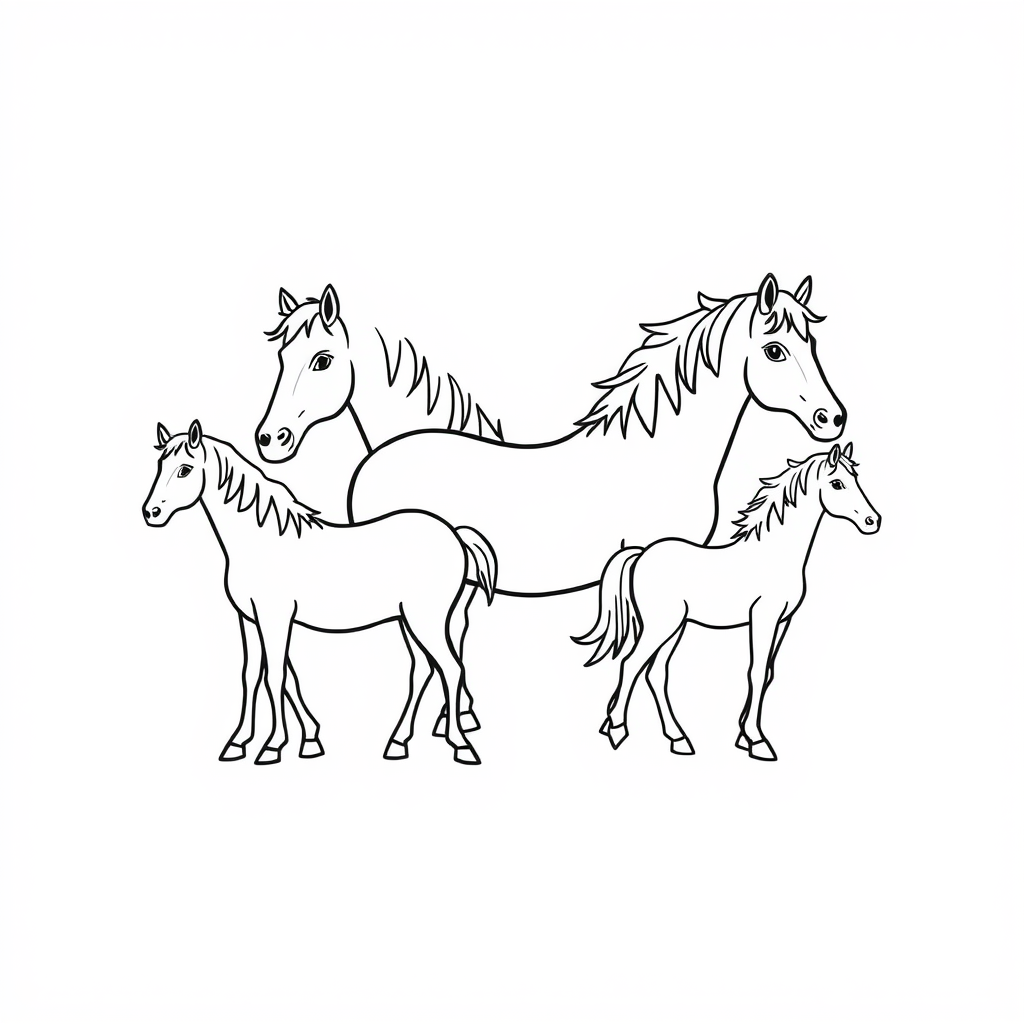 Paardenkleurplaat