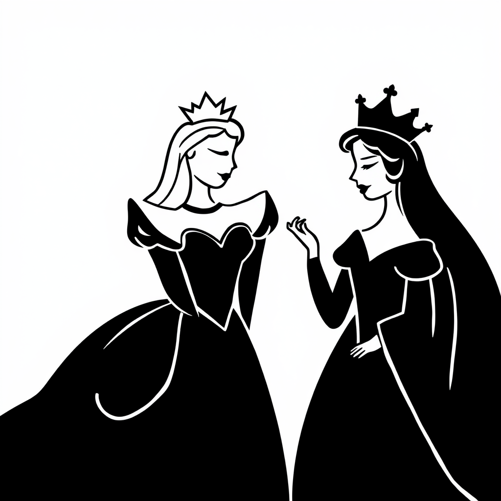 Prinsen en Prinsessen Kleurplaat